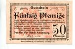 Sachsen, 50 Pfg. Annaberg, -