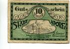 Sachsen, 10 Pfg. Adorf, -
