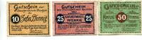 Sachsen, 10 Pfg. 25 Pfg. 50 Pfg. Bautzen, -