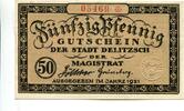 Sachsen, 50 Pfg. Delitzsch, -