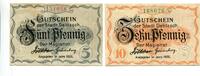 Sachsen, 5 Pfg. 10 Pfg. Delitzsch, -