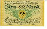 Sachsen, 1/2 Mark Freiberg, -