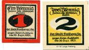 Sachsen, 1 Pfg. 2 Pfg. Freiberg, -