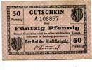 Sachsen, 50 Pfg. Leipzig, -