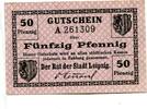 Sachsen, 50 Pfg. Leipzig, -