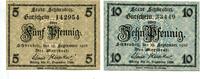 Sachsen, 5 Pfg. 10 Pfg. Schkeuditz, -