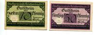 Sachsen, 10 Pfg. 50 Pfg. Reichenbach i.V., -