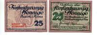 Sachsen, 25 Pfg. Pirna, -