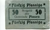 Sachsen, 50 Pfg. Plessa, -