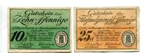 Sachsen, 10 Pfg. 25 Pfg. Oelsnitz, -