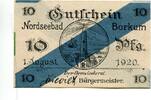 Niedersachsen, 10 Pfg. Borkum, -
