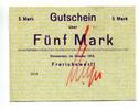 Niedersachsen, 5 Mark Einswarden, -