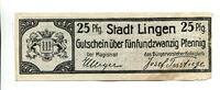 Niedersachsen, 25 Pfg. Lingen, -