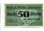 Niedersachsen, 50 Pfg. Hannover, -