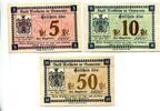 Niedersachsen, 5 Pfg. 10 Pfg. 50 Pfg. Nordheim, -
