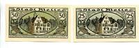 Niedersachsen, 25 Pfg. 50 Pfg. Melle, -