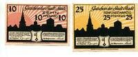 Niedersachsen, 10 Pfg. 25 Pfg. Stade, -
