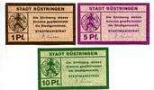 Niedersachsen, 1 Pfg. 5 Pfg. 10 Pfg. Rüstringen, -