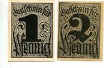Bayern, 1 Pfg. 2 Pfg. Regensburg, -
