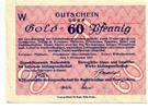 Schlesien, 60 Goldpfennig Kotzenau Mallmitz u.a., -