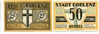 Rheinland 25 Pfg. 3x50 Pfg. Coblenz, -