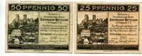 Rheinland 25 Pfg. 50 Pfg. Schönecken-Wetteldorf i.Eifel, -