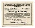 Rheinland 50 Pfg. Elberfeld, -