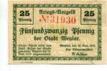 Rheinland 25 Pfg. Wetzlar, -
