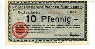 Rheinland 10 Pfg. Werden, -