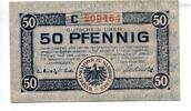 Rheinland 50 Pfg. Saarbrücken, -