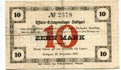 Württemberg, 10 Mark Stuttgart, -