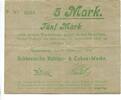 Schlesien, 5 Mk. Gottesberg, -