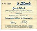 Schlesien, 2 Mk. Gottesberg, -