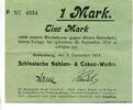 Schlesien, 1 Mk. Gottesberg, -