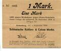 Schlesien, 1 Mk. Gottesberg, -