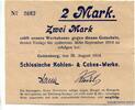 Schlesien, 2 Mk. Gottesberg, -
