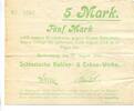 Schlesien, 5 Mk. Gottesberg, -