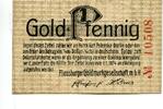 Schleswig Holstein, Goldpfennig Flensburg, -
