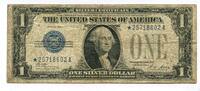 USA, Ersatznote/Replacement, 1 Dollar 1928A gebraucht IV-V