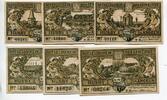 Schleswig-Holstein 3x50 Pfg. +3x75 Pfg. Husby, -