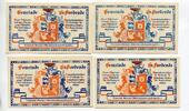 Schleswig-Holstein 25 Pfg. 50 Pfg. 75 Pfg. 1 Mk. Groß Nordende, -