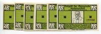 Schleswig-Holstein 2x25 Pfg. 2x50 Pfg. 2x75 Pfg. Kummerfeld, -