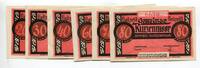 Schleswig-Holstein 2x25 Pfg. 2x50 Pfg. 2x75 Pfg. Kurzenmoor, -