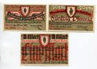 Schleswig-Holstein 25 Pfg. 50 Pfg. 1 Mk. Wedel, -
