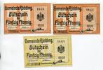 Dän.Nordschleswig 3x50 Pfg. Rödding, -