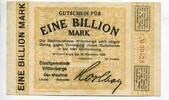 Brandenburg 1 Billio. Mk Wittenberge, -