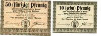 Westpreußen, 10 Pfg. 50 Pfg. Berent -