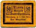 Deutsch-Westpreußen, 50 Pfg. Christburg, -