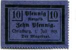 Deutsch-Westpreußen, 10 Pfg. Christburg, -