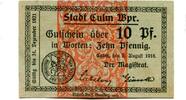 Westpreußen, 10 Pfg. Culm, -